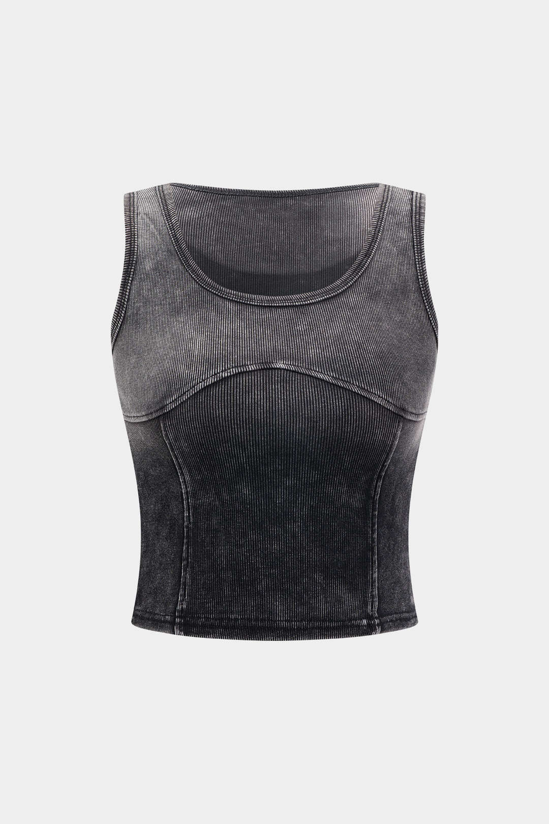 Ribbed Sleeveless Tank Top