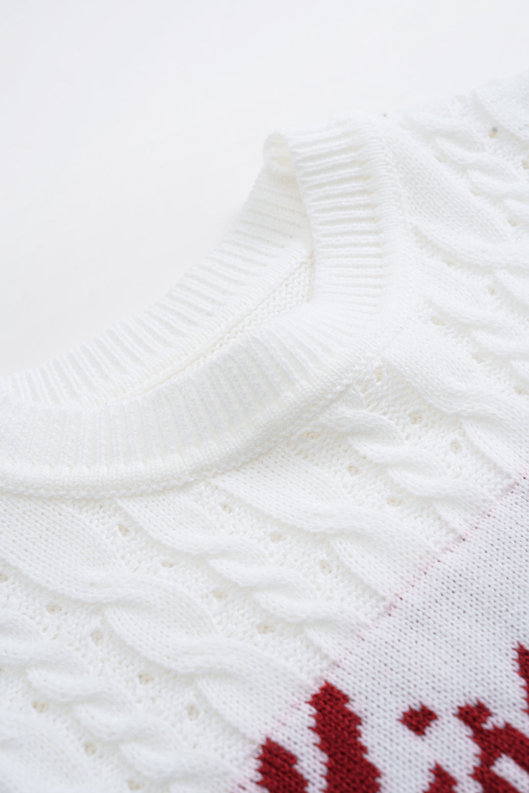 Knit Letter Print Tank Top