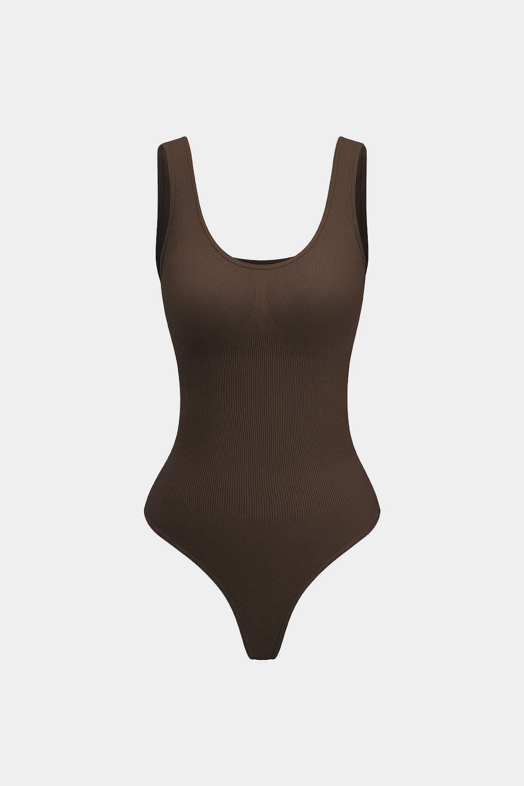 Basic Solid Round Neck Sleeveless Bodysuit
