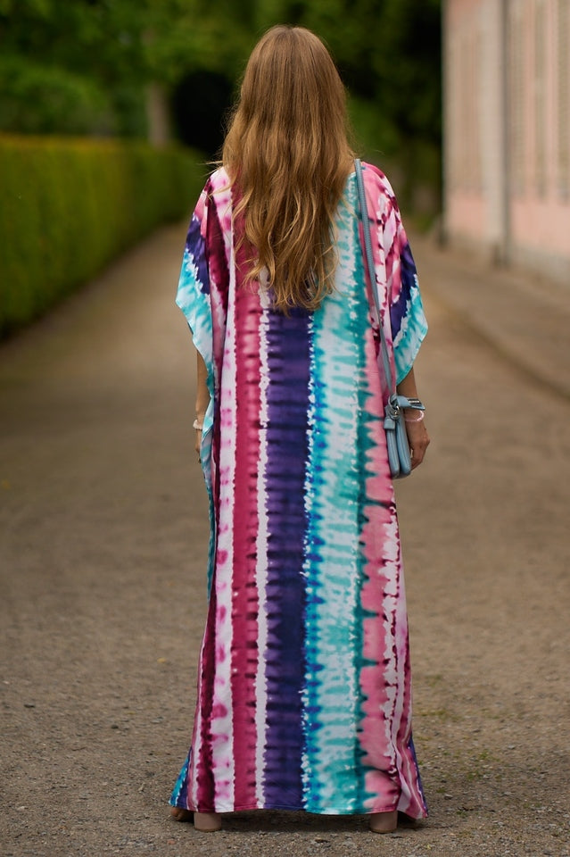 Tie Dye Cover Up Dress (11 Colors)