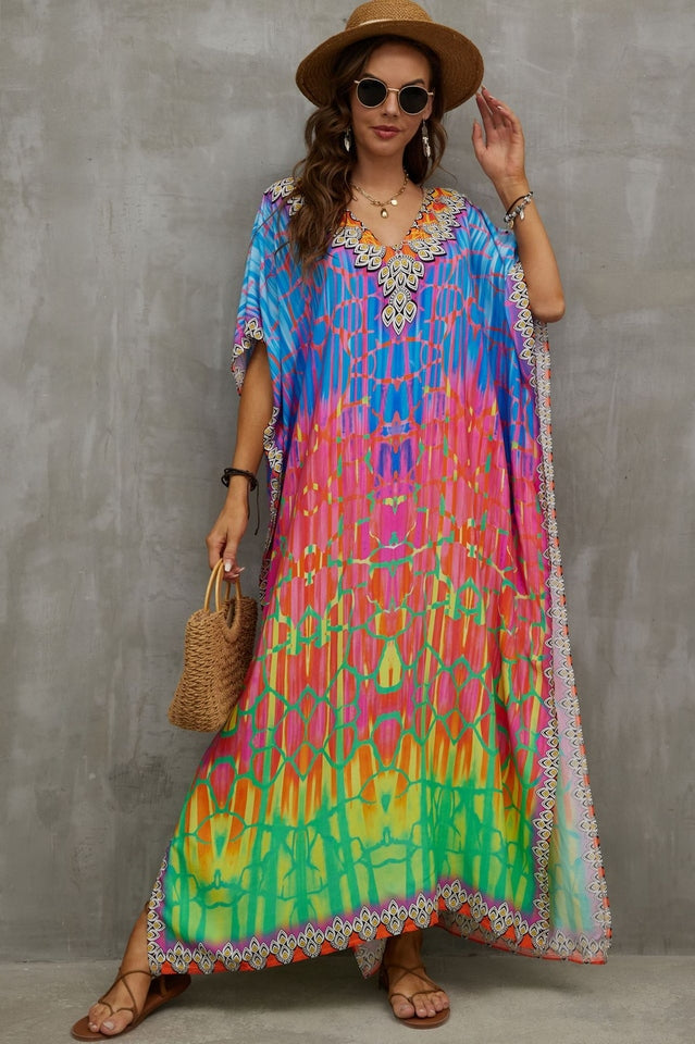 Tie Dye Cover Up Dress (19 Colors)