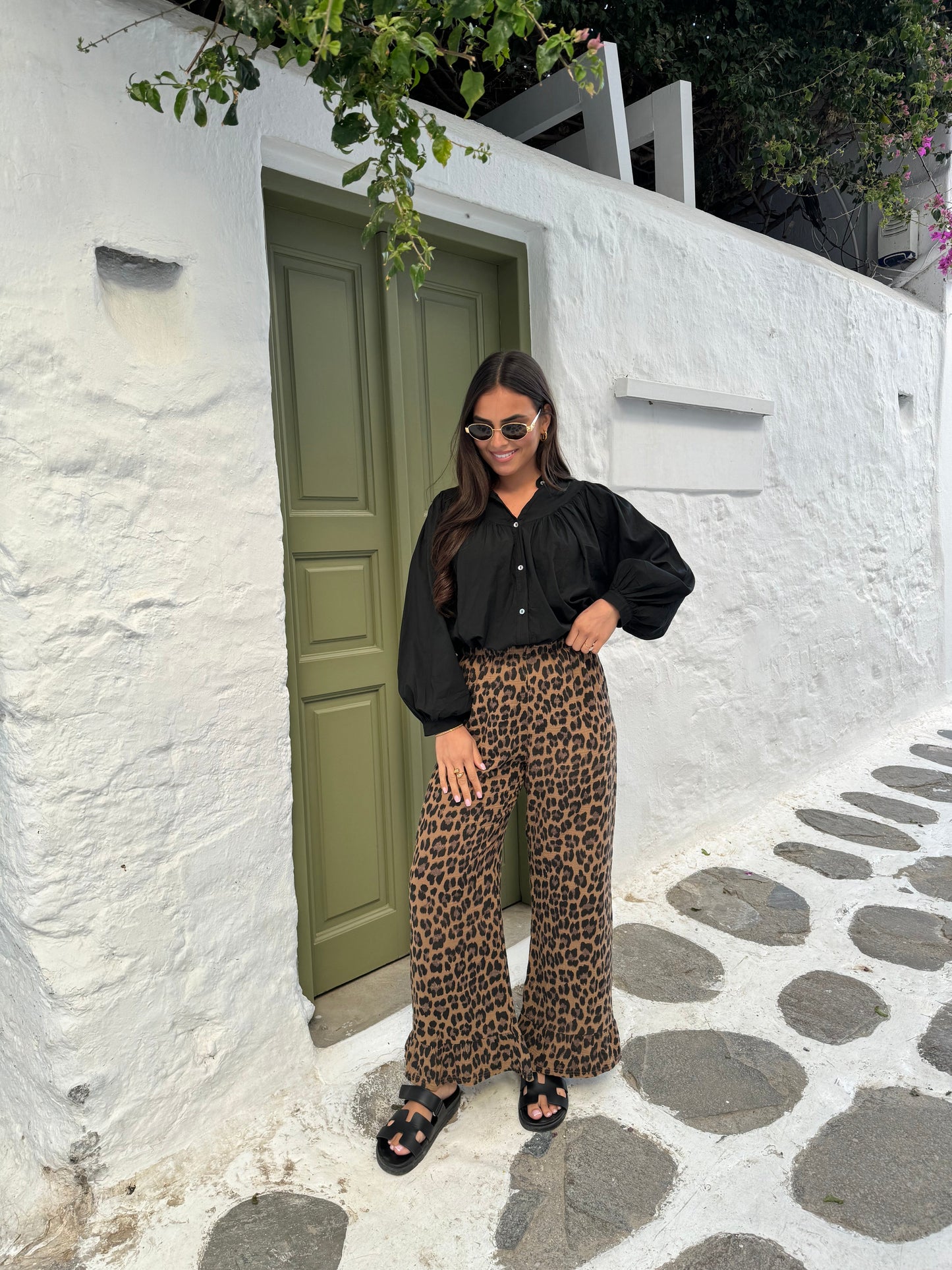Blouse ballon noire