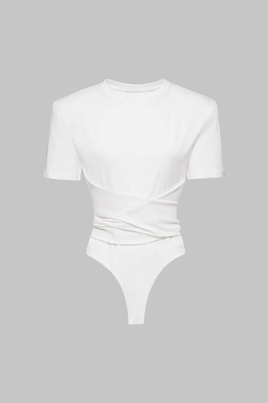 Solid Short Sleeve Bodysuit