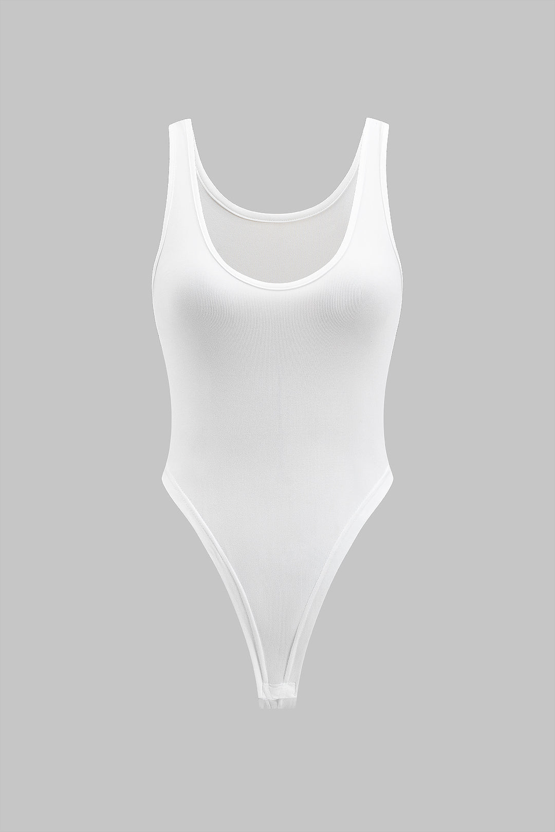 Ribbed Sleeveless Bodysuit