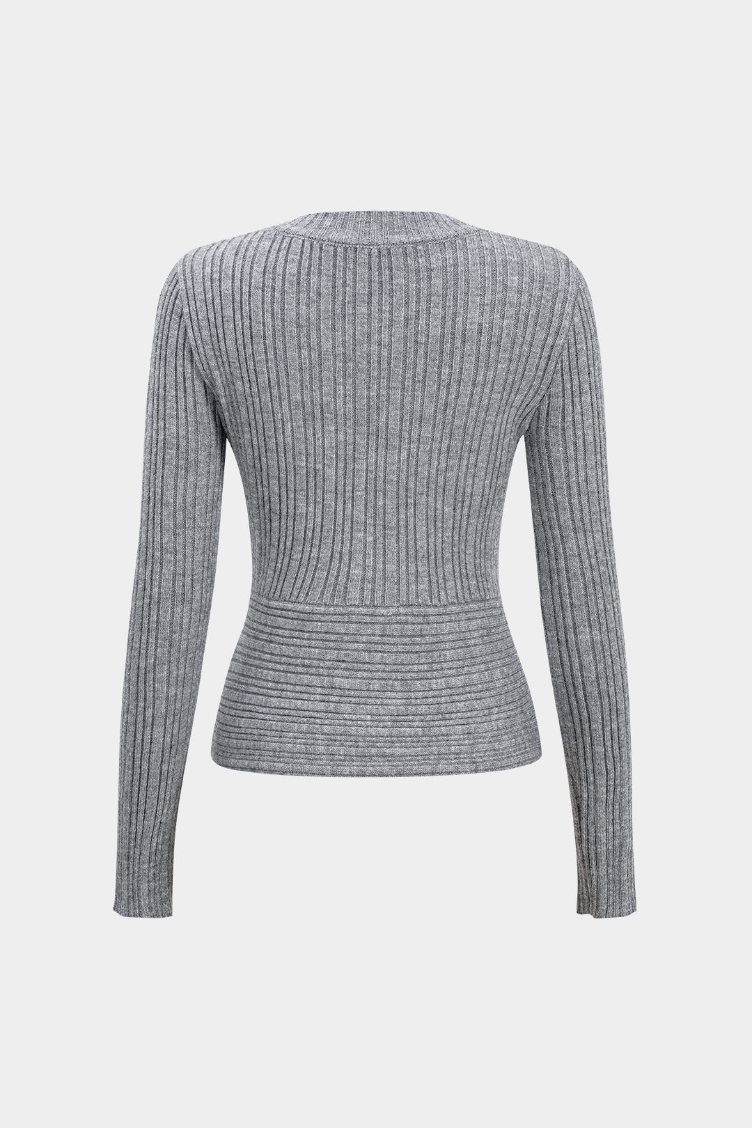Sweater Cross Top And Skirt Set