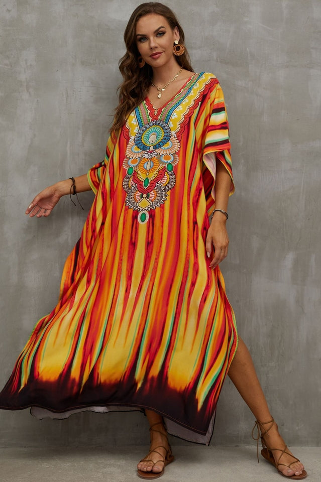 Tie Dye Cover Up Dress (19 Colors)