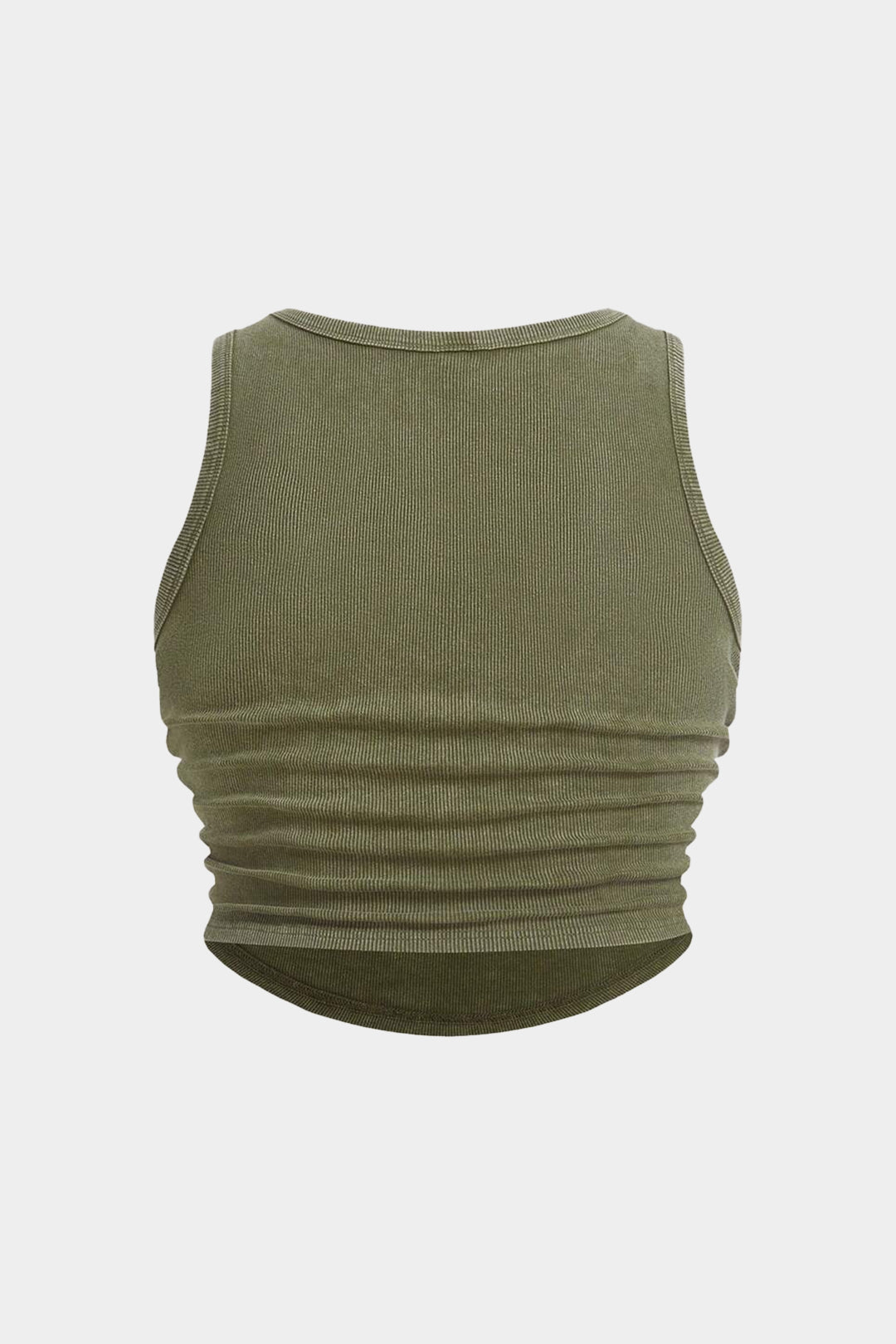 Plus Size Ruched Sleeveless Tank Top