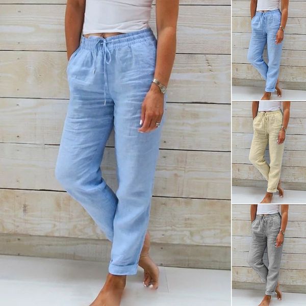 Monikaâ„?Cotton and Linen Summer Trousers