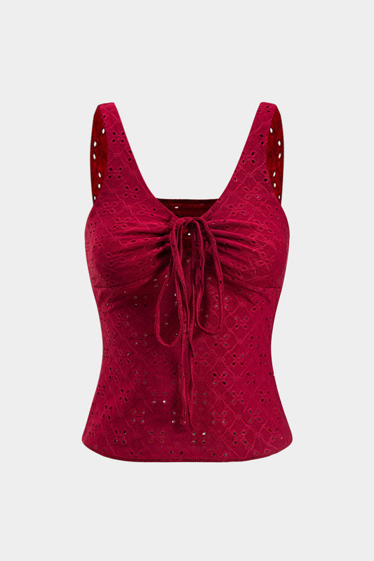 Cut Out Slip Strappy Tank Top
