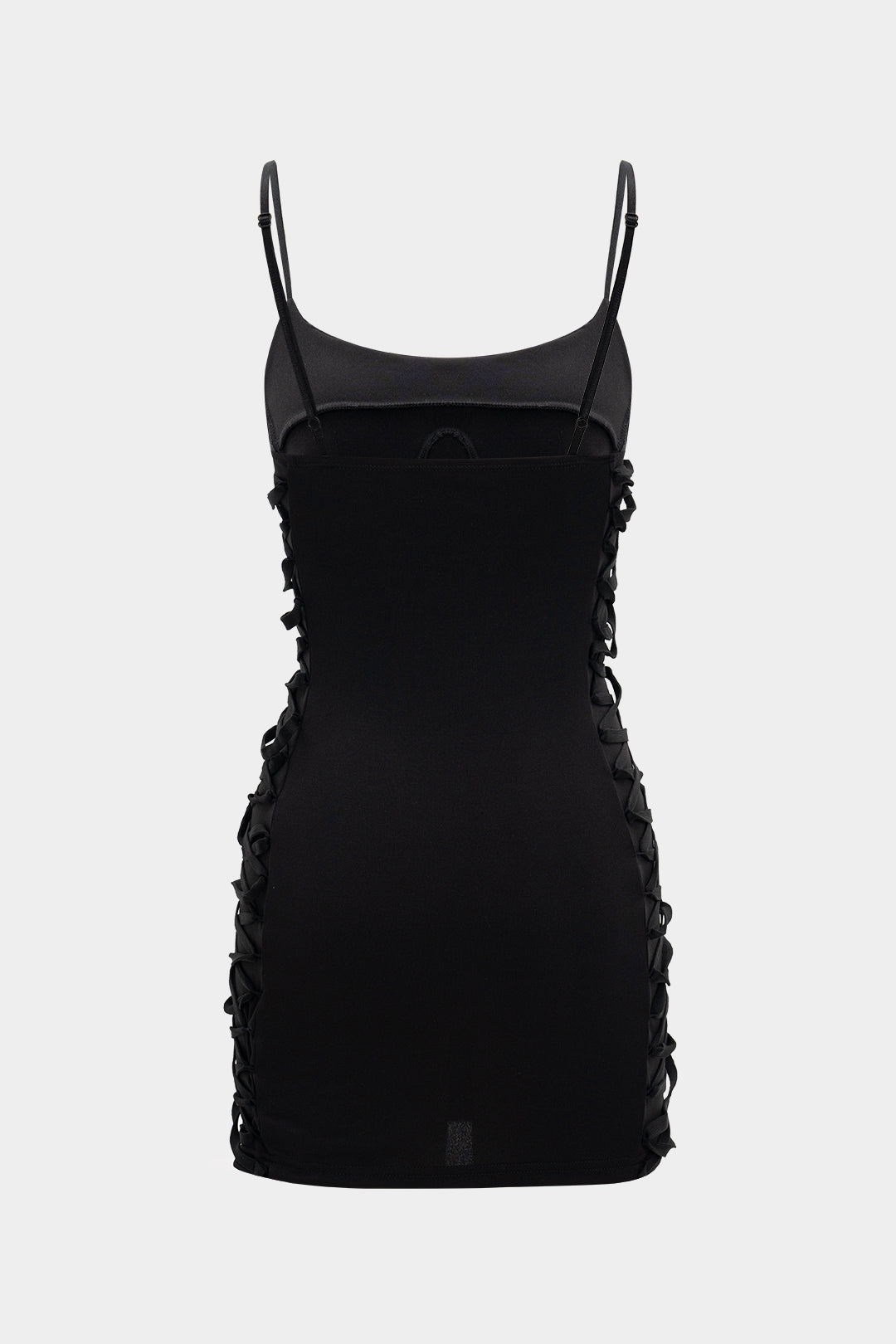 Braided Slip Sleeveless Mini Dress