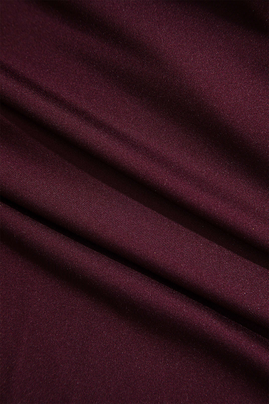 Solid Asymmetrical Ruched Slit Long-Sleeve Maxi Dress