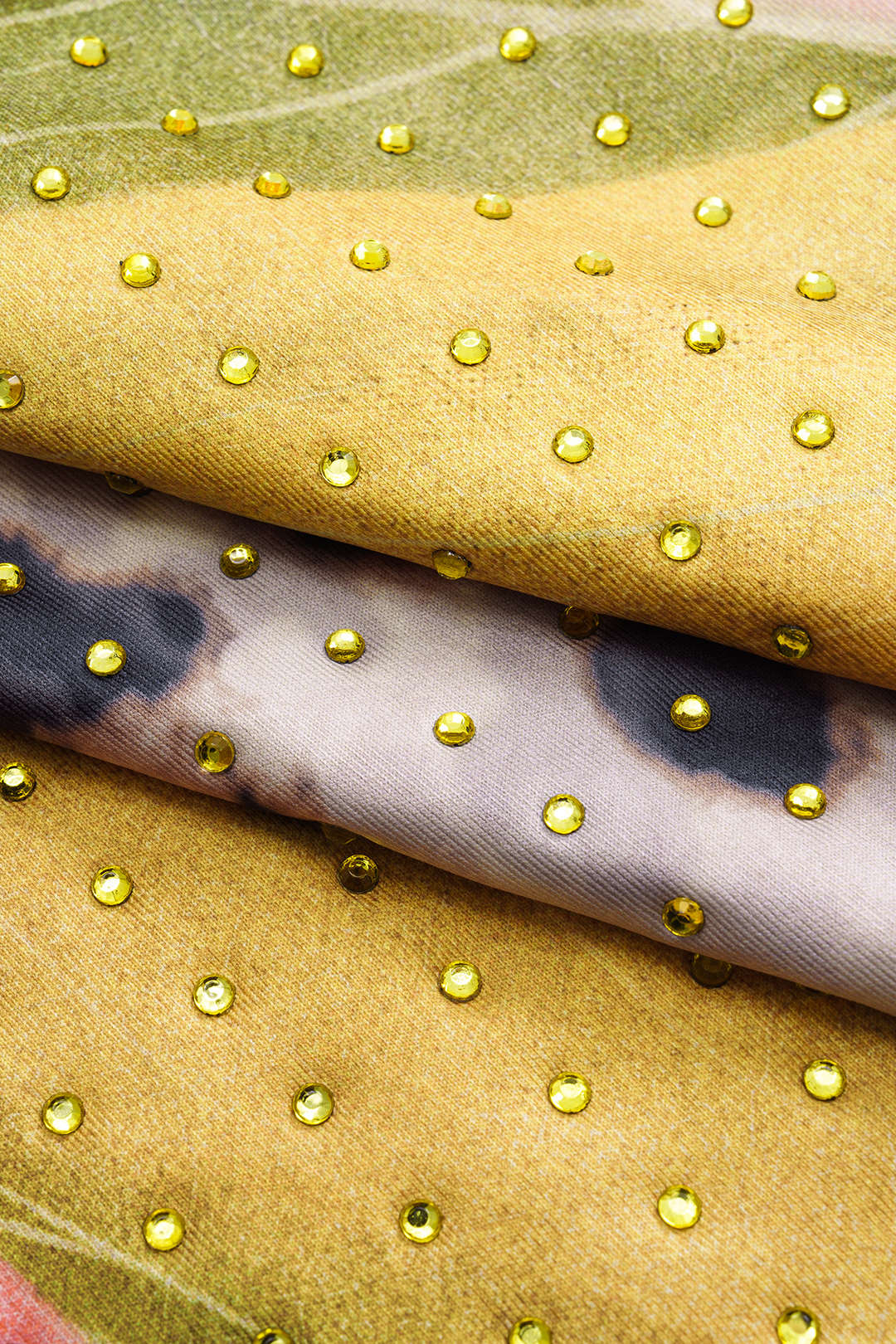 Leopard Pattern Rivet Skirt