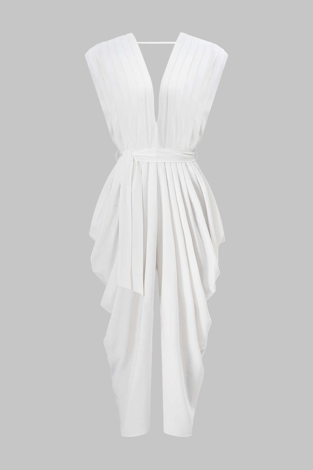 Sleeveless V-neck Jumpsuit