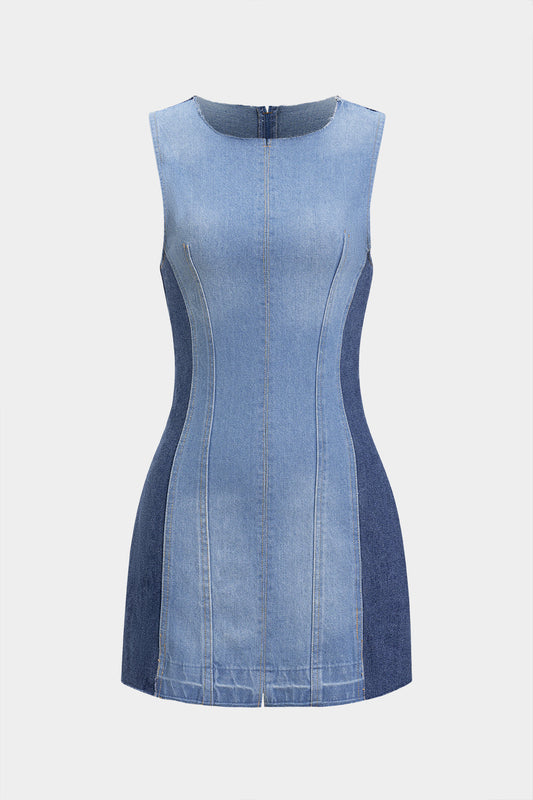 Denim Tank Sleeveless Dress