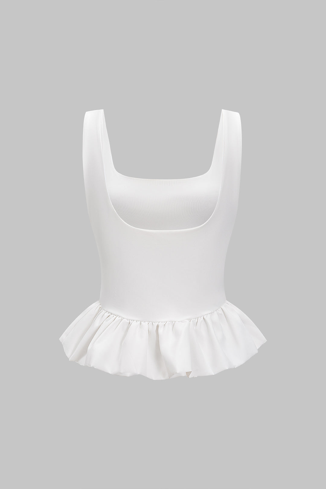 Ruffle Slip Tank Top