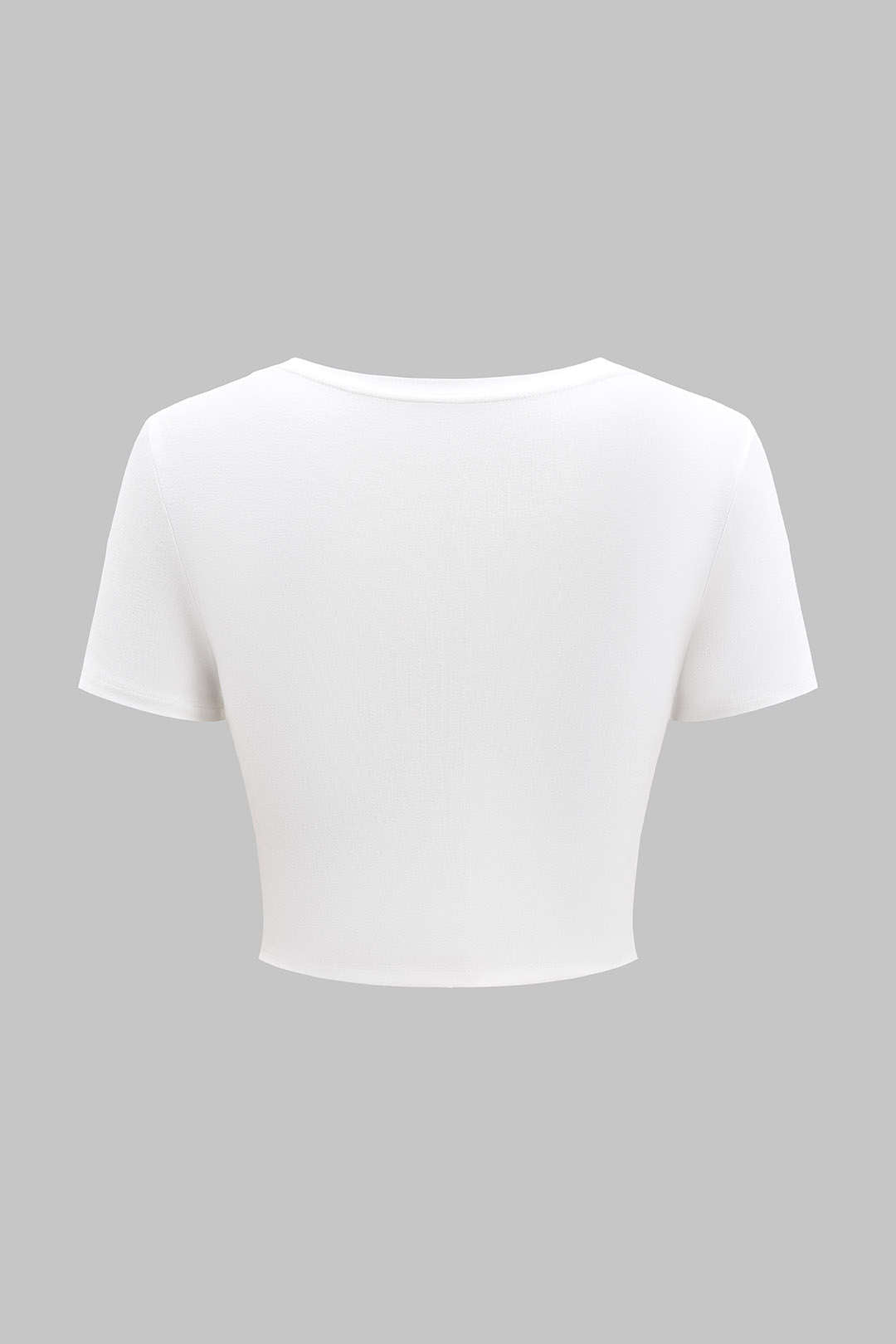 Hawaiian Print Short Sleeve V-neck T-Shirt
