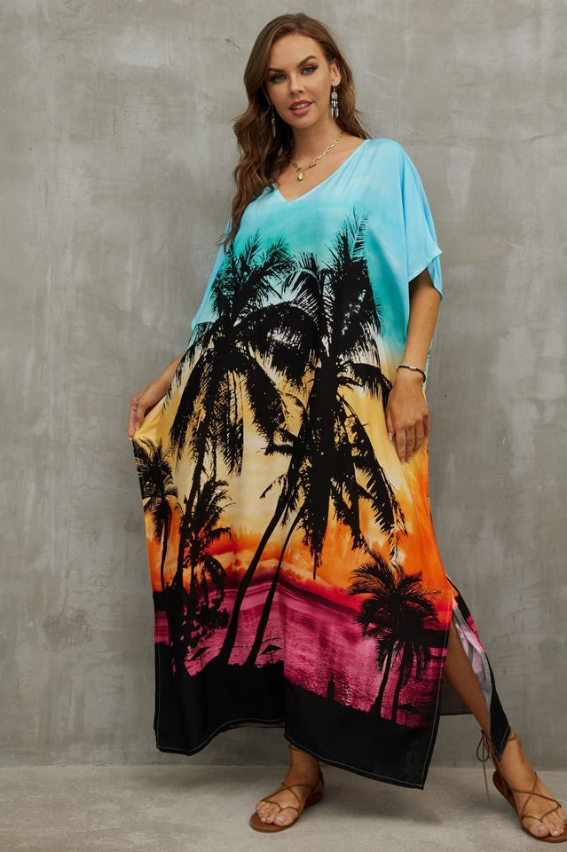 Tie Dye Cover Up Dress (19 Colors)