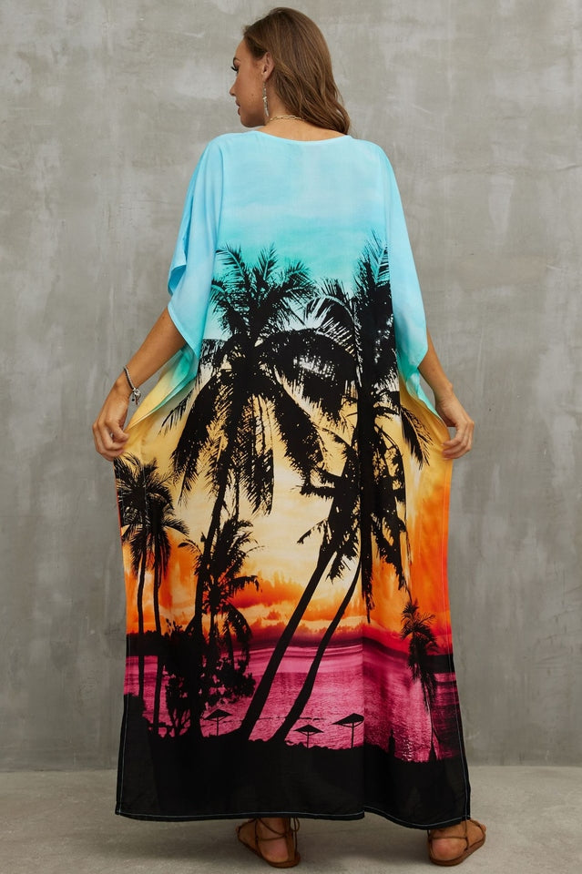 Tie Dye Cover Up Dress (19 Colors)