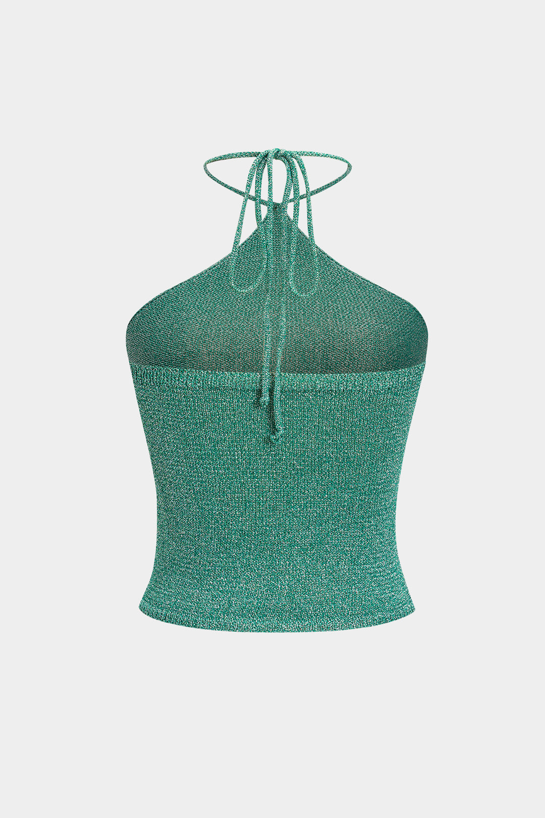 Knit Halter Tie-Back Cami Top
