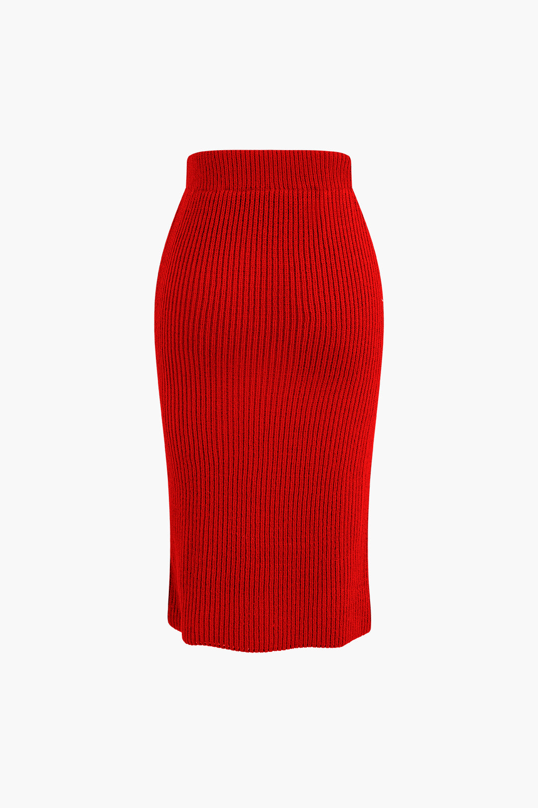 V-neck Long Sleeve Sweater And Skirt Set