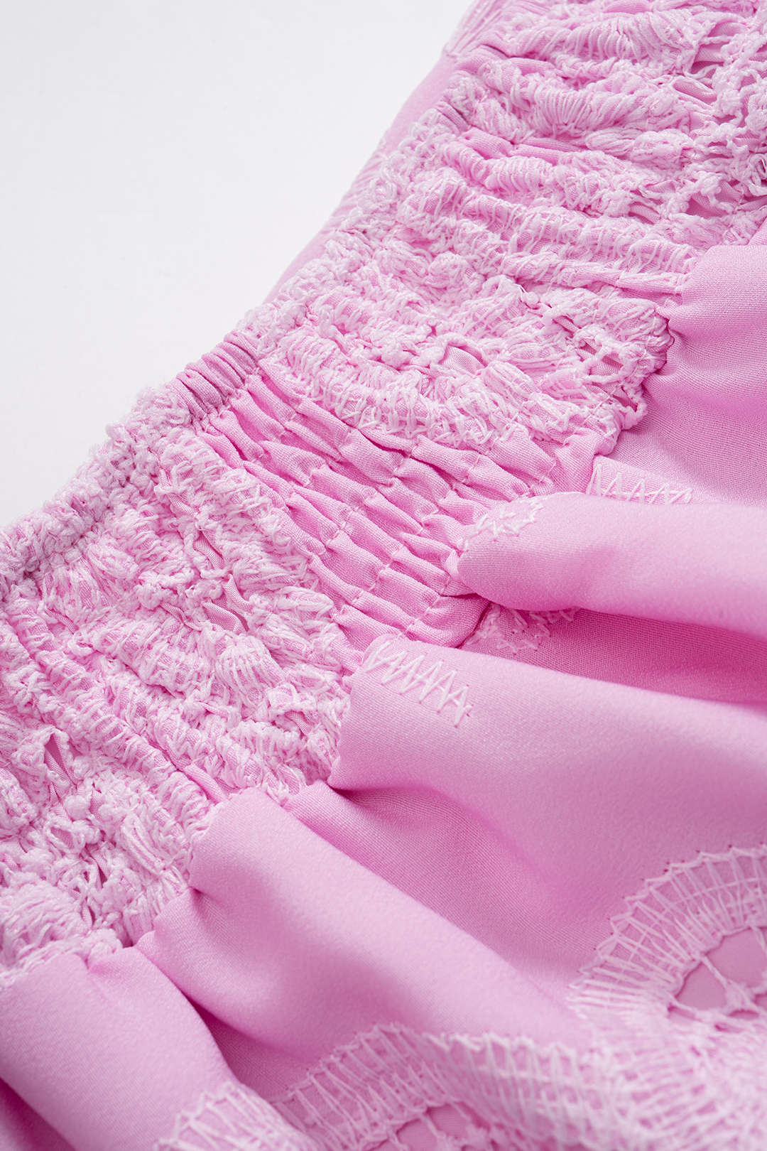Hollow Out Embroidery Tank Top And Skirt Set