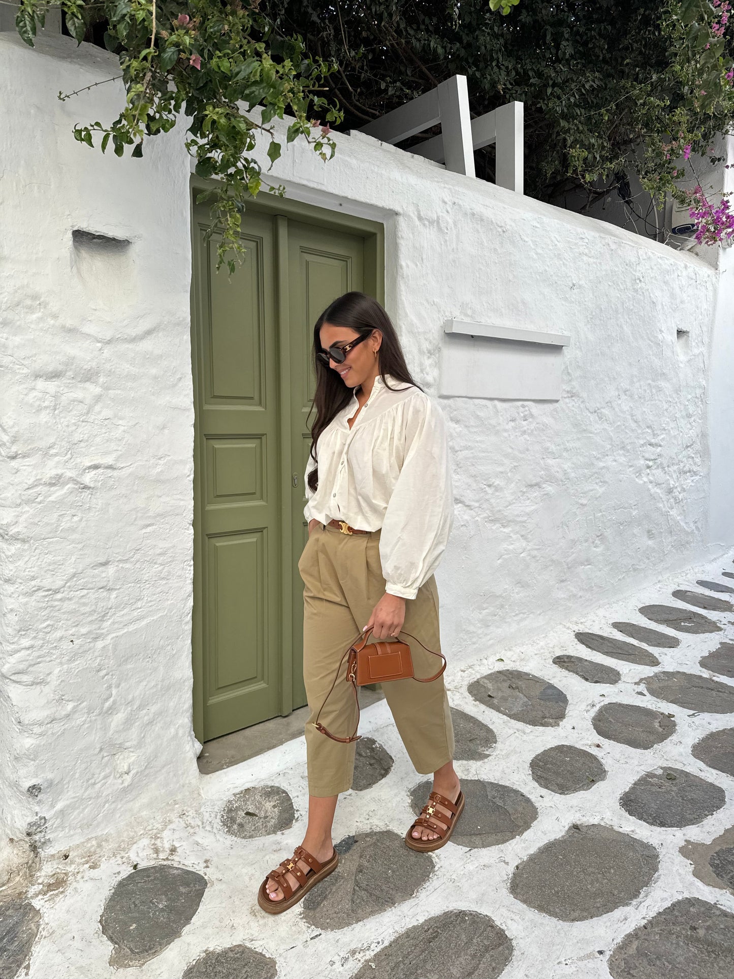 Blouse ballon crème