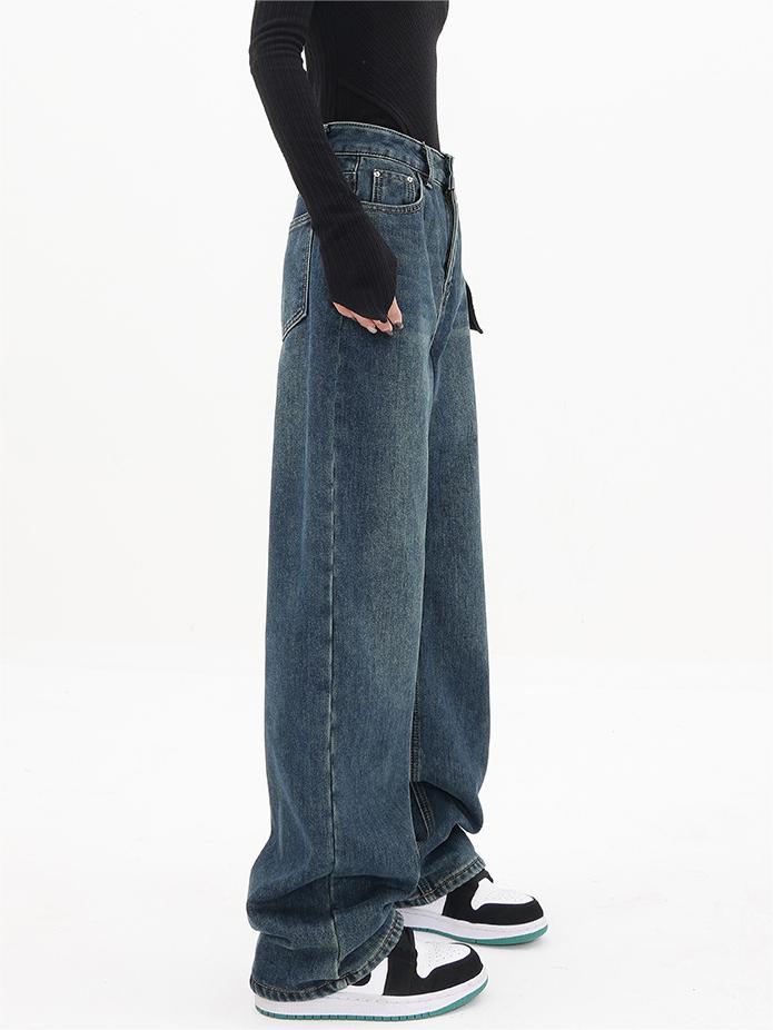 Blue Vintage Classic Boyfriend Jeans