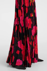 Veda - Floral Print Long Sleeve Maxi Dress