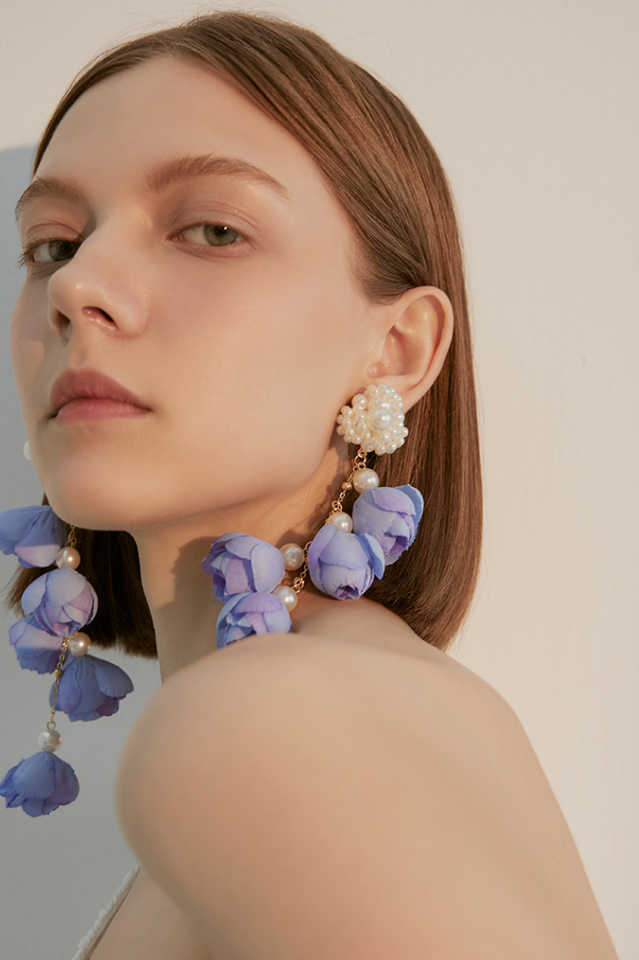 Flower Drop Earrings