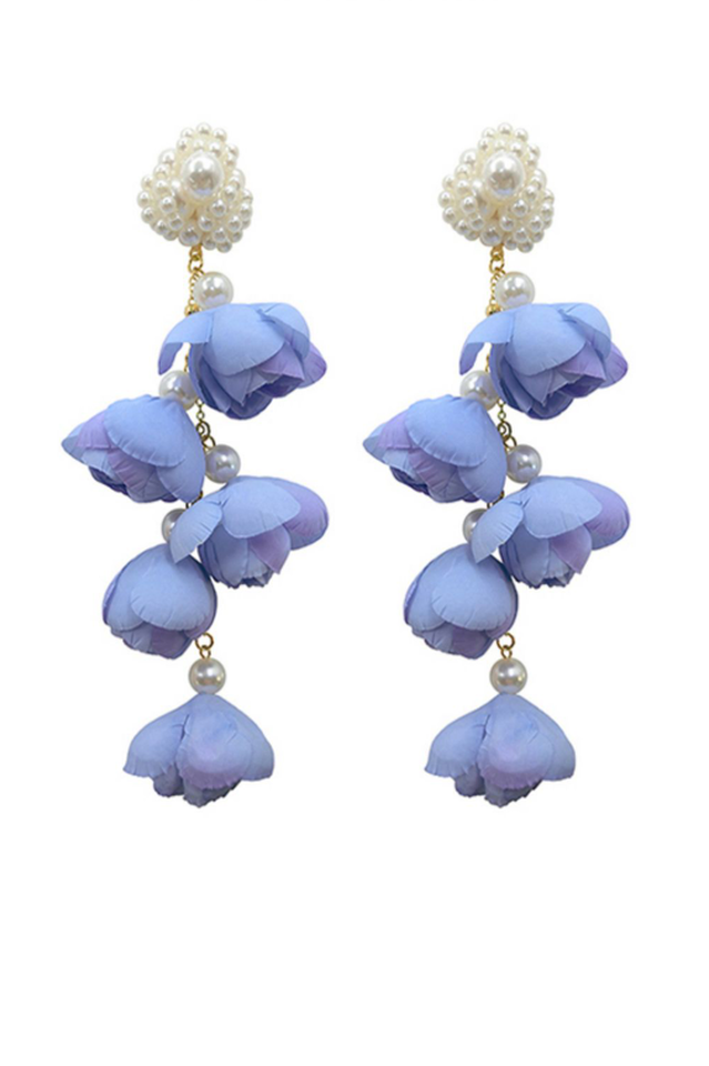 Flower Drop Earrings