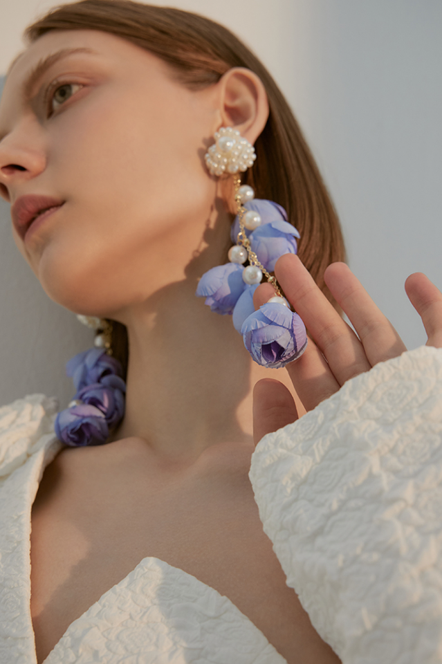 Flower Drop Earrings