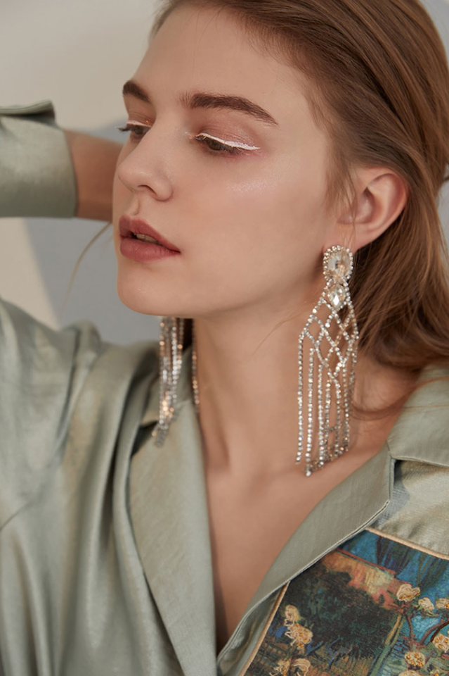 Diamante Statement Earrings