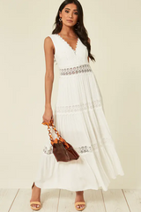 Jessica White Maxi Dress