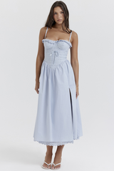 Jaime Broderie Anglais Midi Sundress