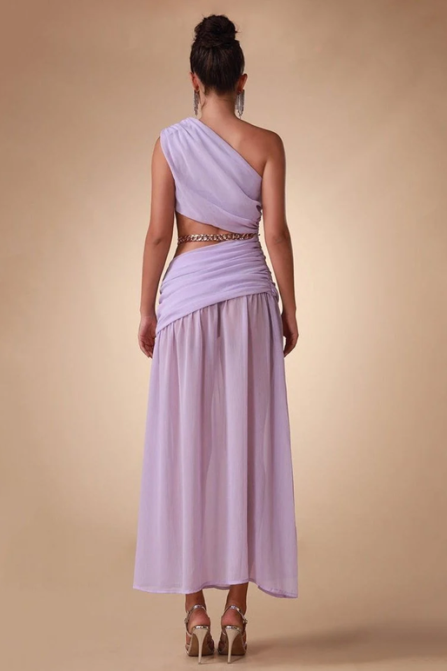 Cressida Split Chain Maxi Dress