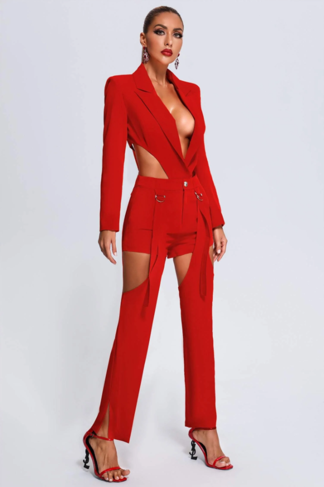 Shapa Blazer Three Piece Set