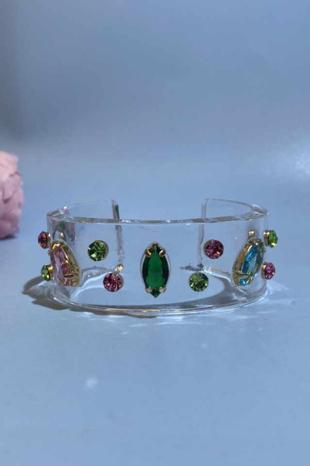 Handmade Acrylic Crystal Bracelet