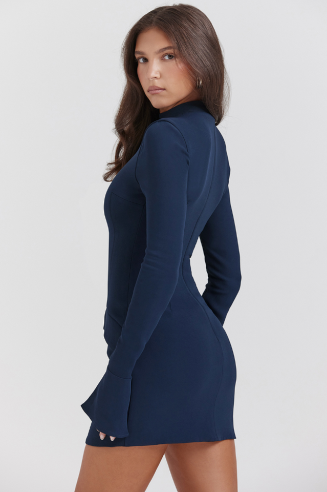 Mahalia Navy Mini Dress