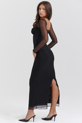 Katarina Black Maxi Dress