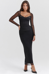 Katarina Black Maxi Dress