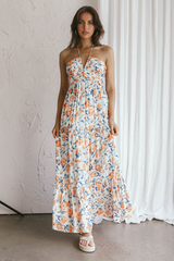 Asiah Halter Neck Maxi Dress