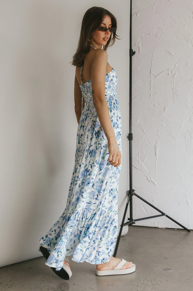 Asiah Halter Neck Maxi Dress