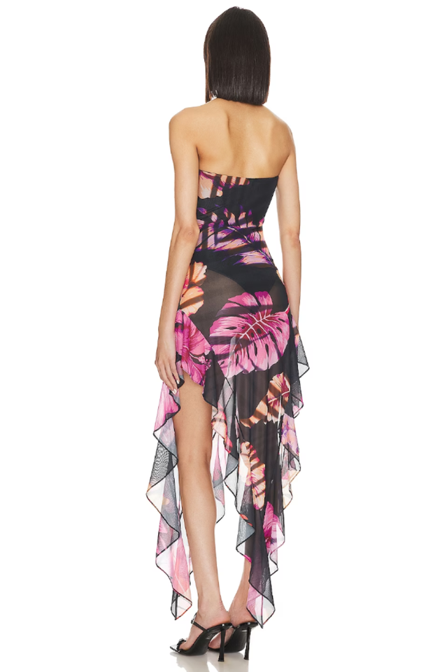 Atlas Tropical Leaf Dress