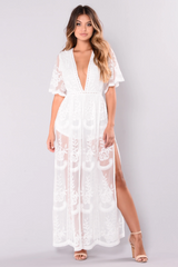 Boho Lace Maxi Dress