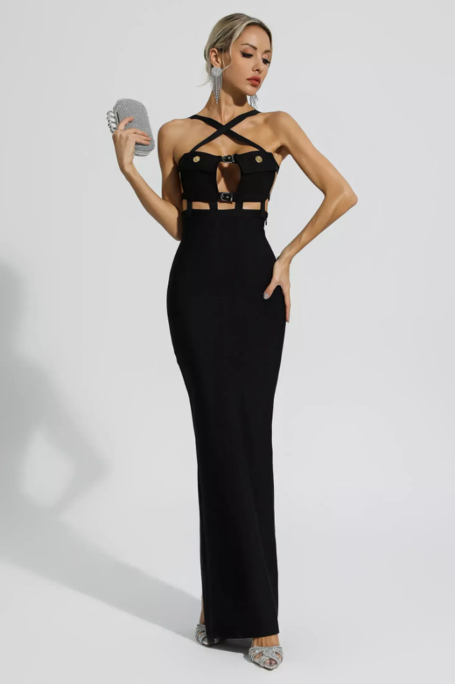 Medusa Cut Out Gown