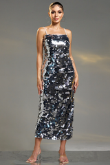 Zola Strappy Sequin Maxi Dress