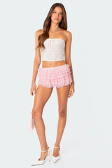 Unicorn Layered Ruffle Shorts