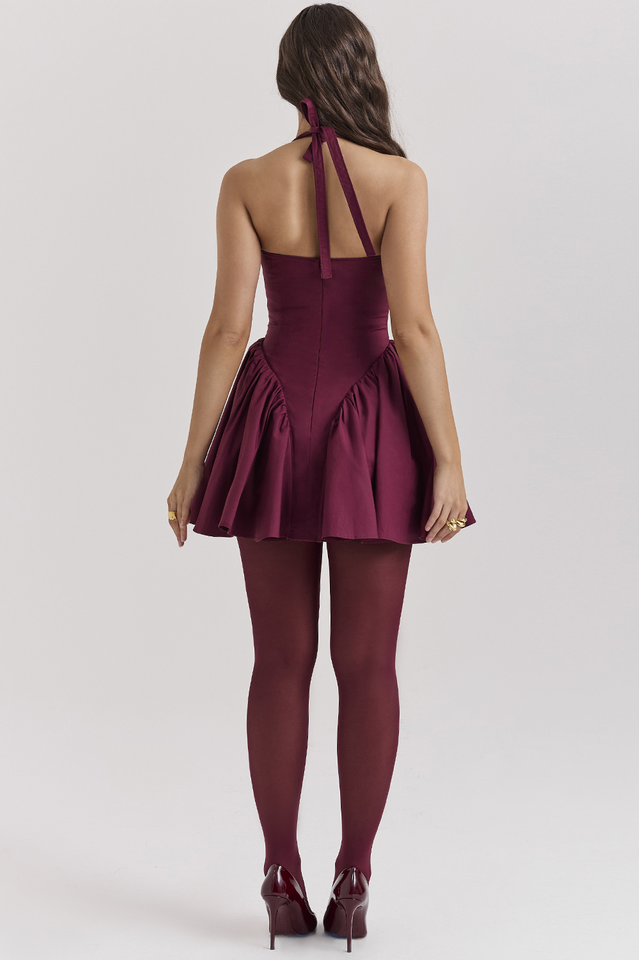 Valentia Halter Mini Dress