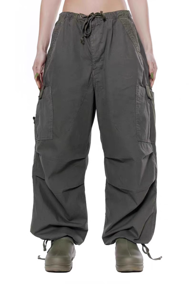 Vintage Parachute Cargo Pants