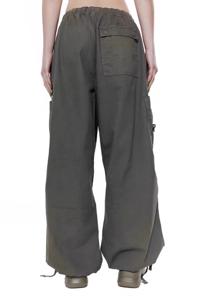 Vintage Parachute Cargo Pants